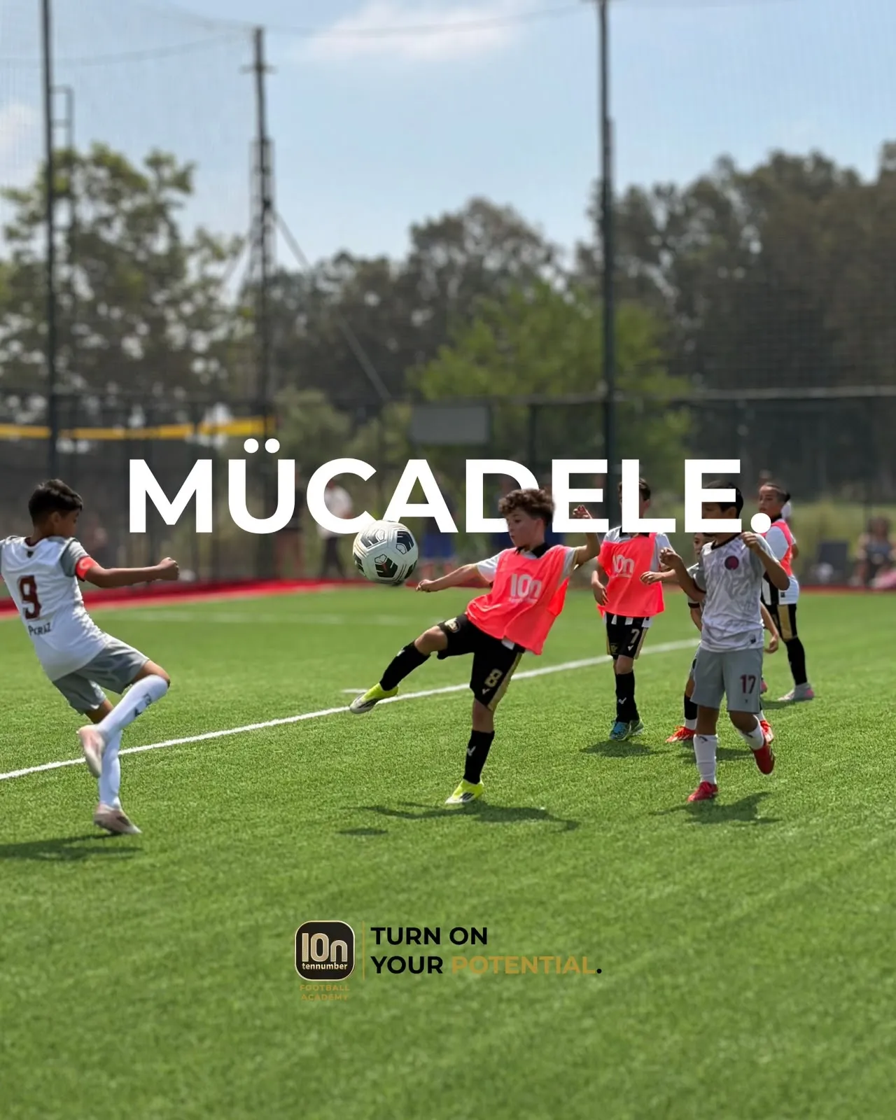10n tennumber Football Academy sporcuları maç anı - Antalya çocuk futbol turnuvası